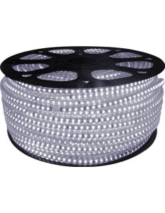 Banda LED 220V, 12W, 120x3014, IP65, Alb Rece