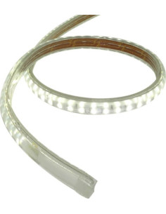Banda LED 220V, 180 LED-uri/m, 14W, IP65, Alb Rece, 2835 2