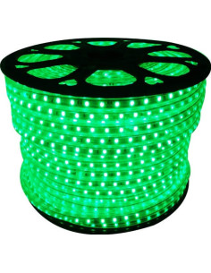Banda LED Verde, 60x5050, 14.4W, 220V