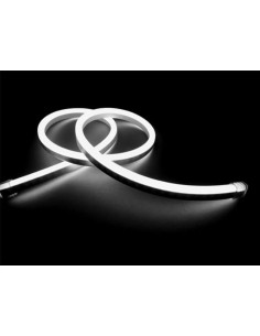 Neon Flex LED, 4.8W/m, 220V, Alb Rece, IP65