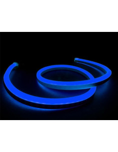 Neon Flex LED, 4.8W/m, Albastru, IP65, 220V