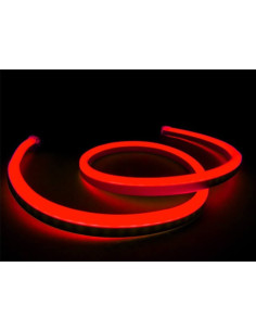 Neon Flex LED, 4.8W/m, Rosu, IP65, 220V