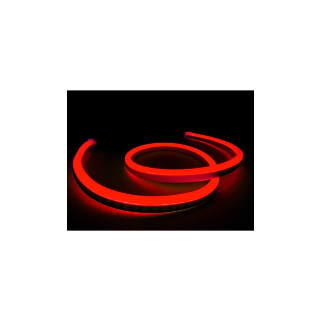 Neon Flex LED, 4.8W/m, Rosu, IP65, 220V