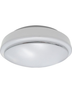Plafoniera Rotunda LED, 12W, Rama Alba