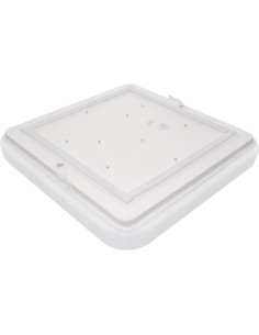 Plafoniera LED 18W, Slim, Alb Rece, Patrata 2