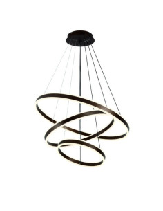 Lustra LED Cafenie, 300W, Ajustabila, cu Telecomanda IR