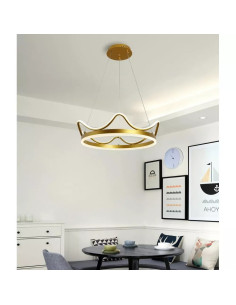 Lustra Aurie LED 96W, Ajustabila, cu Telecomanda IR 2