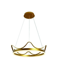 Lustra Aurie LED 96W, Ajustabila, cu Telecomanda IR