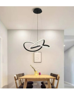 Lustra Neagra, LED 66W, Ajustabila 2