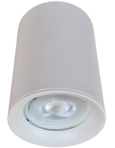 Aplica Cilindru Alb GU10, Design Modern