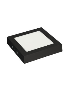 Aplica LED Patrata, 12W, Alb Rece, Rama Neagra - 1