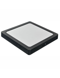 Aplica Rama Neagra LED 36W, Alb Natural, Patrata