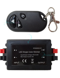 Dimmer 8A, pentru Banda LED 12V, Telecomanda