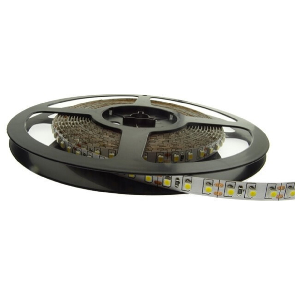 Banda LED Alb Cald 9.6W, 120 LED-uri/m, IP20, 12V, Latime 8mm - 1