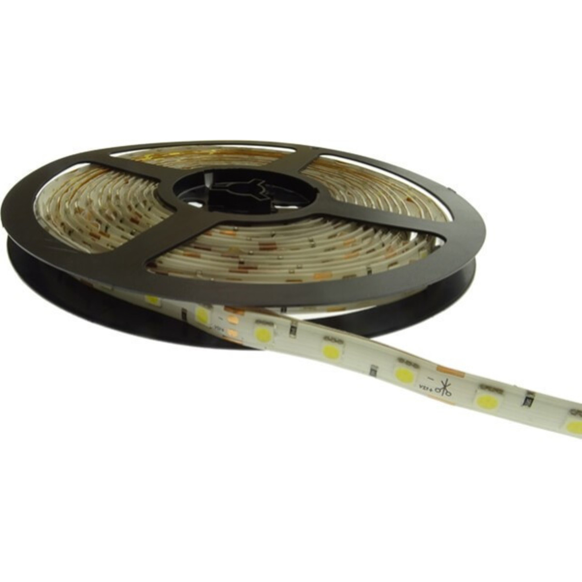 Banda LED 5050, 60 LED-uri/m, 14.4W, IP65, 12V, Alb Cald