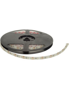 Banda LED 12V, 120 LED-uri/m, 3014, 12W, IP65, Alb Cald