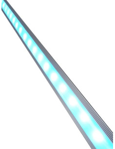 Profil Aluminiu Liniar, 100cm, Dispersor Mat, Incastrat