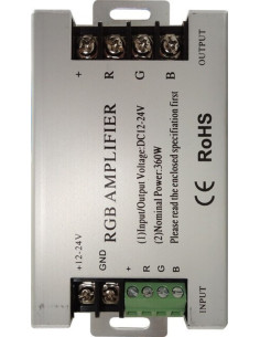 Amplificator LED RGB, 30A, 12V
