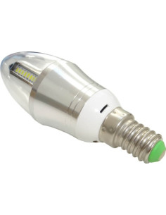 Bec Lumanare LED E14 4W, Alb Rece, 220V