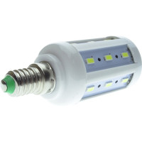 Bec LED Porumb E14, 5W, SMD 5730, Alb Rece - 4