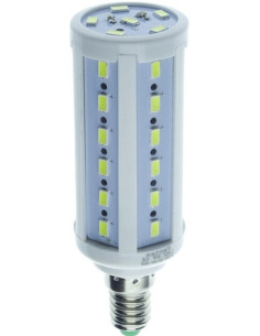 Bec LED Porumb E14, 9W, SMD 5730, Alb Rece