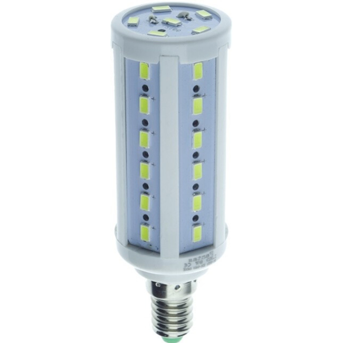 Bec LED Porumb E14, 9W, SMD 5730, Alb Rece