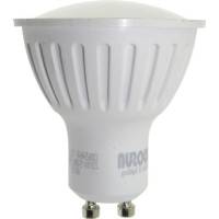 Bec Spot LED GU10, 5W, Mat, 220V, Alb Cald