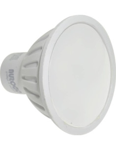 Bec Spot LED GU10, 5W, Mat, 220V, Alb Cald