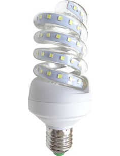 Bec LED Spirala E27 12W, Alb Cald/Rece