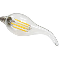 Bec Filament LED E14 Flacara 4W, Alb Cald - 4