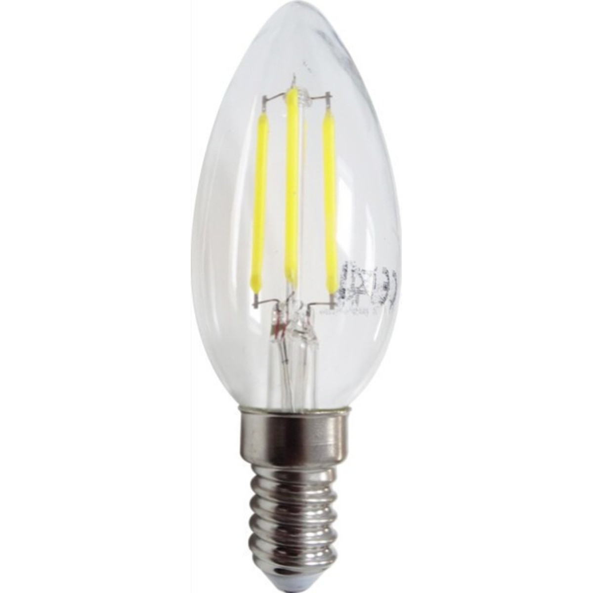 Bec Filament LED C35, 4W, E14, Lumina Rece