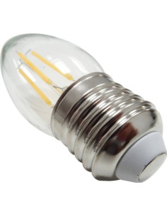Bec Filament LED 4W, E27, C35, Lumina Calda