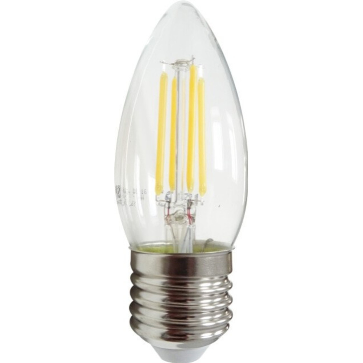 Bec Filament LED C35, 4W, E27, Lumina Alba Naturala