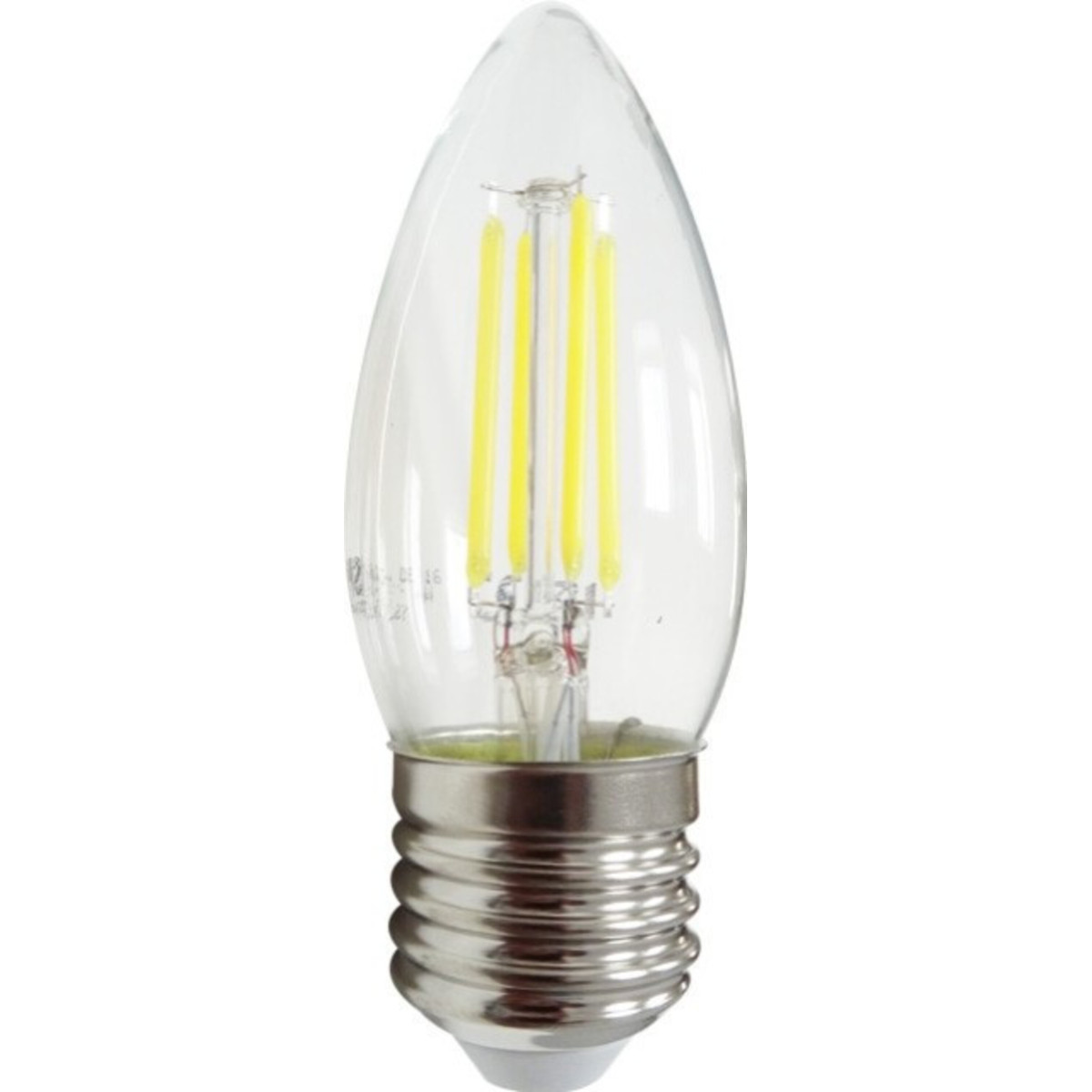 Bec Filament LED C35, Bec 4W, E27, Lumina Alba Rece