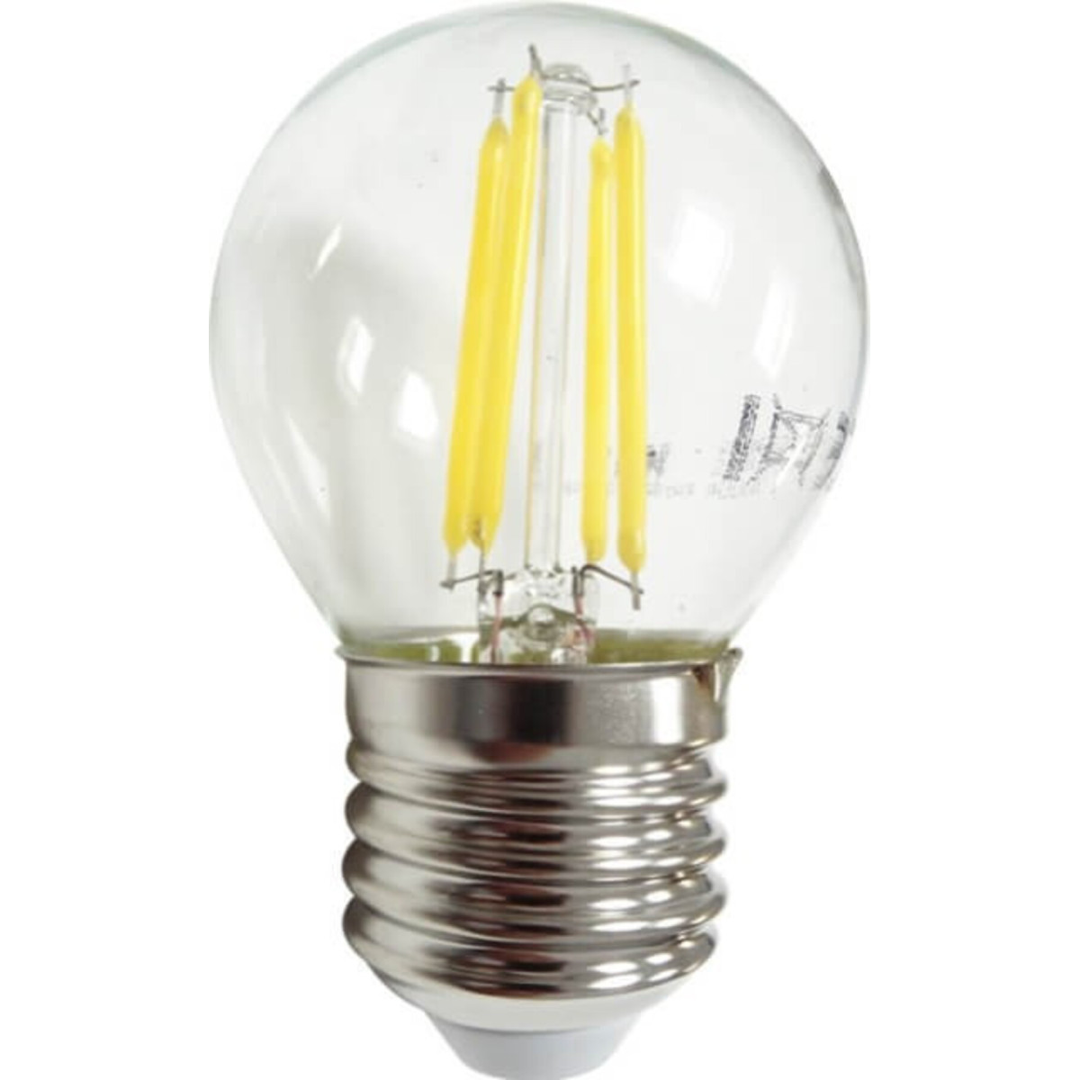Bec Filament LED G45, E27, 4W, Lumina Alba Naturala