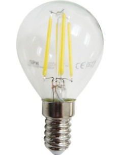 BEc Filament LED G45, 4W, E14, Lumina Alba Naturala