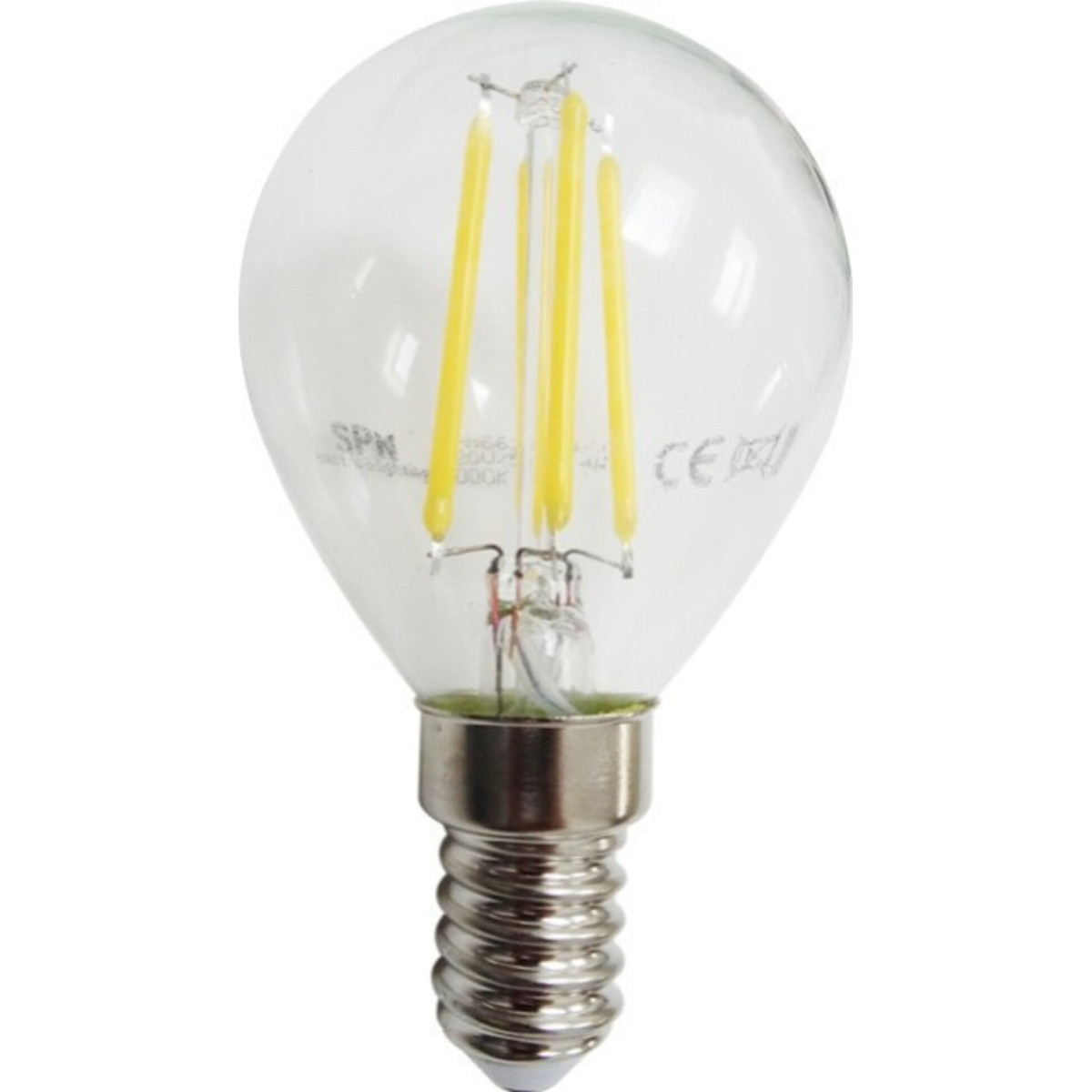 BEc Filament LED G45, 4W, E14, Lumina Alba Naturala