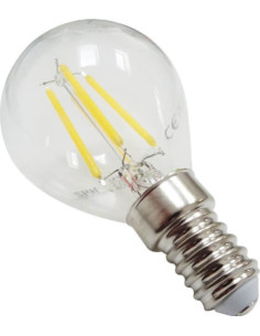 BEc Filament LED G45, 4W, E14, Lumina Alba Naturala