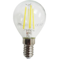 Bec Filament LED G45, 4W, E14, Lumina Rece