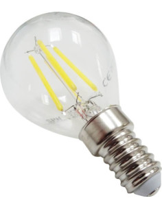 Bec Filament LED G45, 4W, E14, Lumina Rece