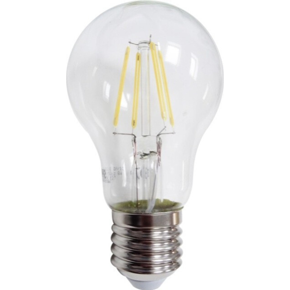 Bec Filament LED E27, 6W, A55, Lumina Naturala Alba
