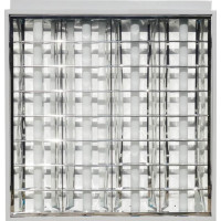 Corp Patrat 60x60cm, Montaj Incastrat, IP20, Pentru Tuburi LED - 4