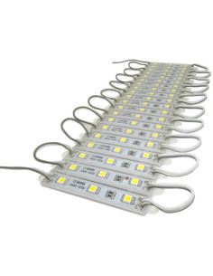 Set 20 Module LED 5050, 3 LED-uri, IP65, Verde, 12V