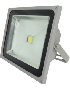 Proiector LED 50W, Alb Rece, IP65, COB
