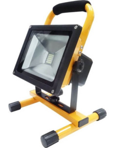 Proiector LED Portabil, 30W, Reincarcabil, Police