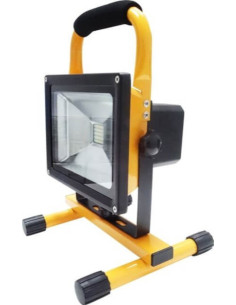 Proiector LED Portabil, 30W, Reincarcabil, Police