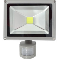 Proiector LED 20W, Senzor Miscare, IP65, Alb Rece, Eco