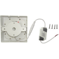 Aplica LED Patrata 6W, Alb Rece - 6