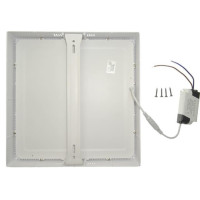Plafoniera LED 24W, Patrata, Rama Alba - 6