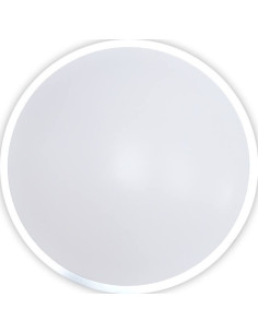 Plafoniera Rotunda LED, 12W, Rama Gri